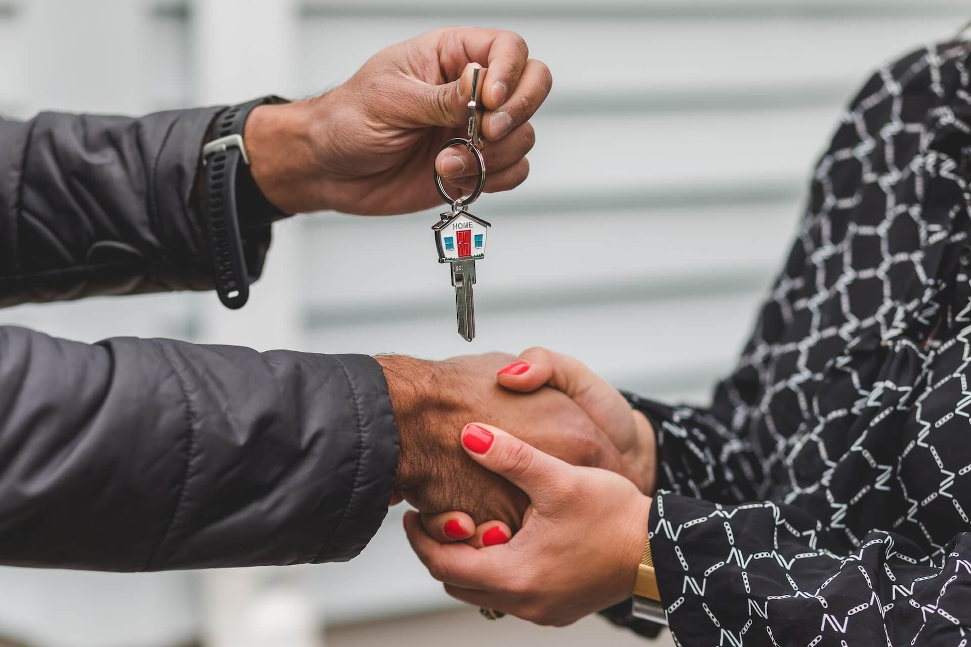 Receiving the keys to a temporary home